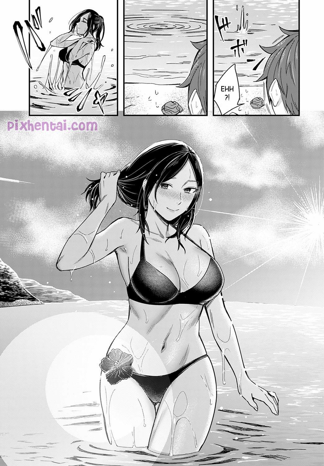 Komik hentai xxx manga sex bokep Shiosai Tide Color Kunikmati Mbaknya Teman di Tepi Pantai 15